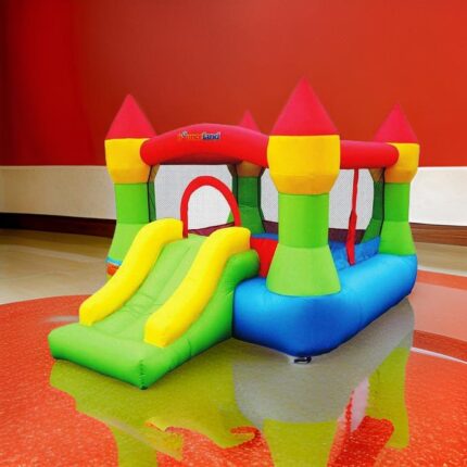 Bounceland Bounce House Castle dengan Keranjang Basket Tersedia di Perang88