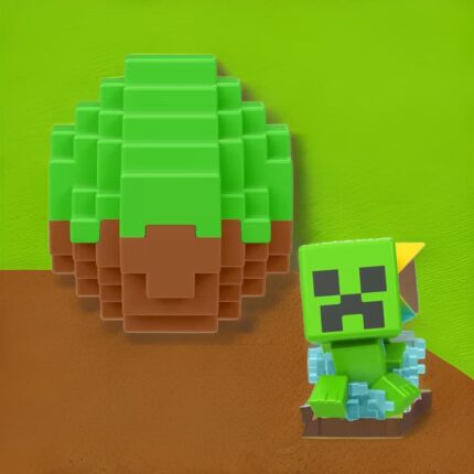 Koleksi Minecraft Mini Mode Spawn Egg Figures (Karakter Bervariasi)