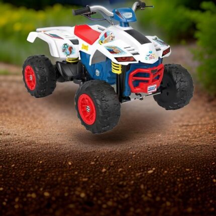 Power Wheels DC League Of Super-Pets Racing ATV Kendaraan Ride-On Bertenaga Baterai Tersedia di Perang88