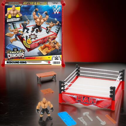 WWE Action Figure Playset Knuckle Crunchers Rebound Ring available at Perang88